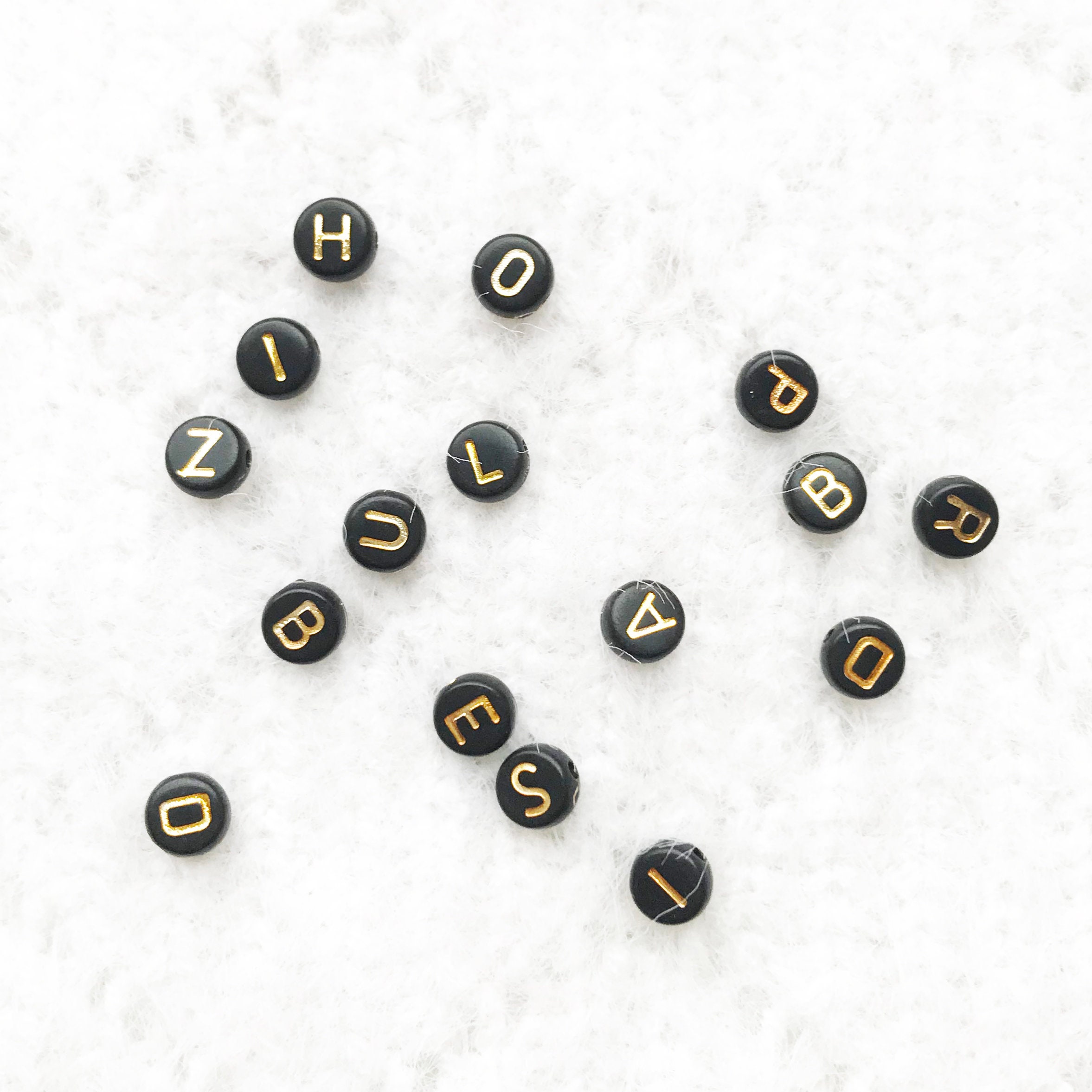 Bracciale Personalizzato Con Nome In Onice 6mm - Gioiello Unisex Fatto A Mano, Regalo Per Coppie E Amici, Nero Opaco