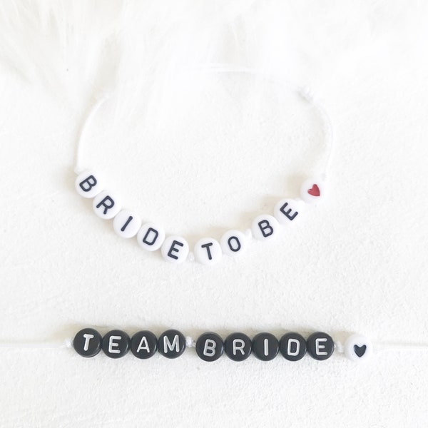 Personalised Team Bride Bracelets, Name bracelet, Bride to Be gift,  Team Bride Hen Do Wristbands - Hen Party Favours - Bachelorette Party