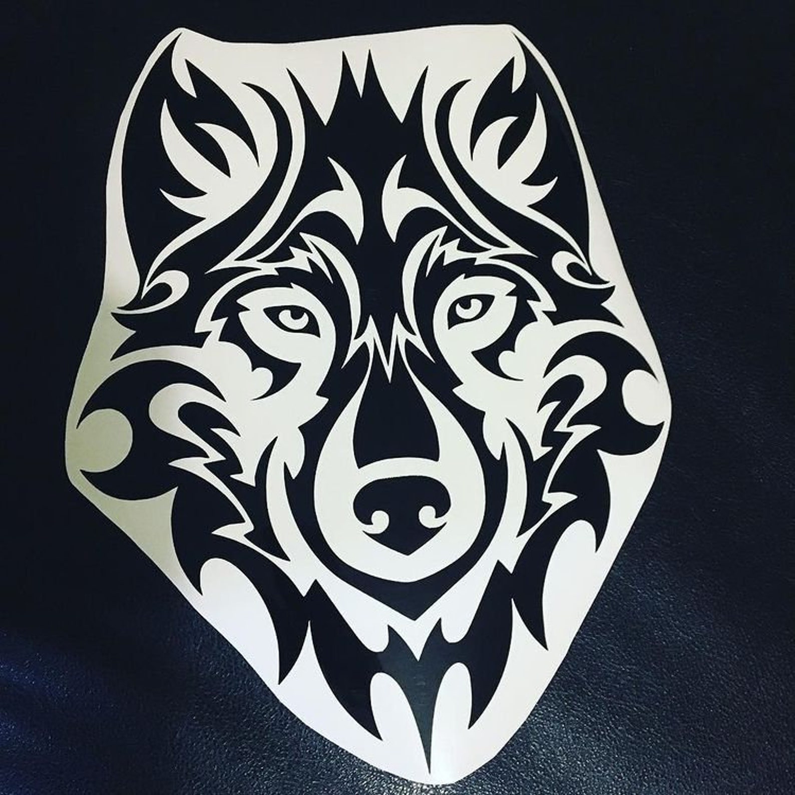 Wolf Waterproof Vinyl Stickers Decal Etsy