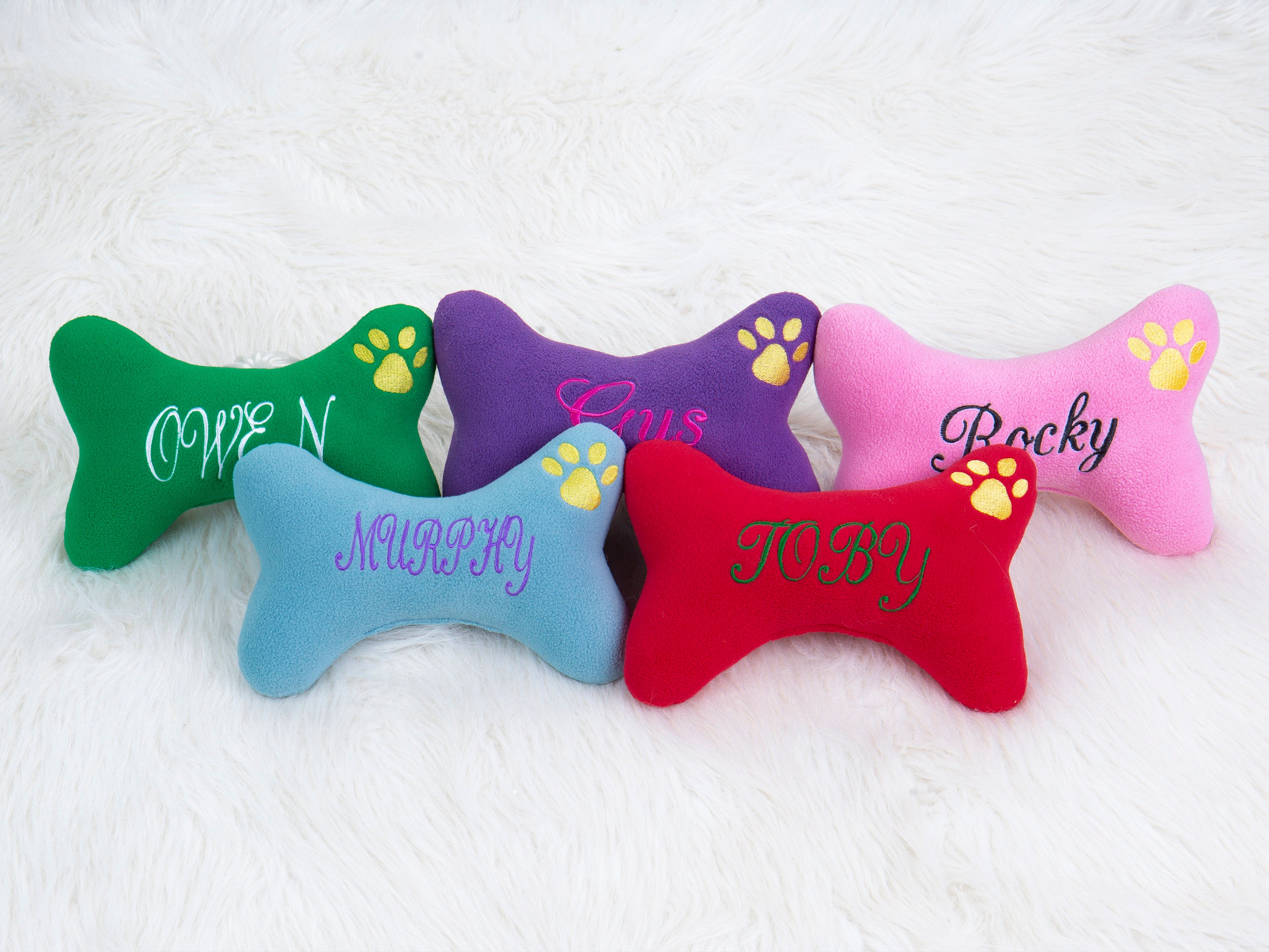 Personalized Dog Toy Dog Bone Shaped Dog Toy with Etsy