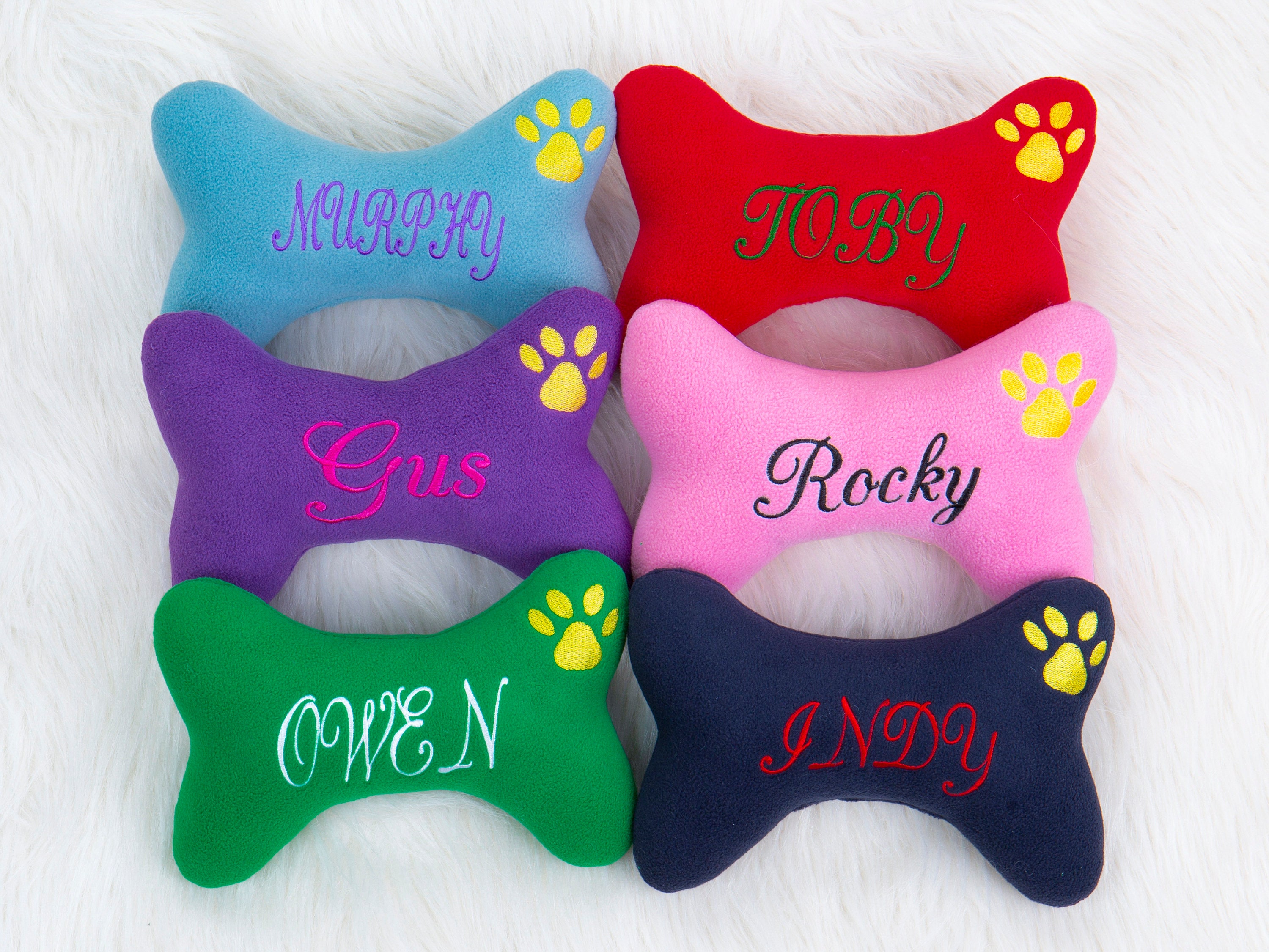 Personalized Dog Toy Dog Bone Shaped Dog Toy with Etsy