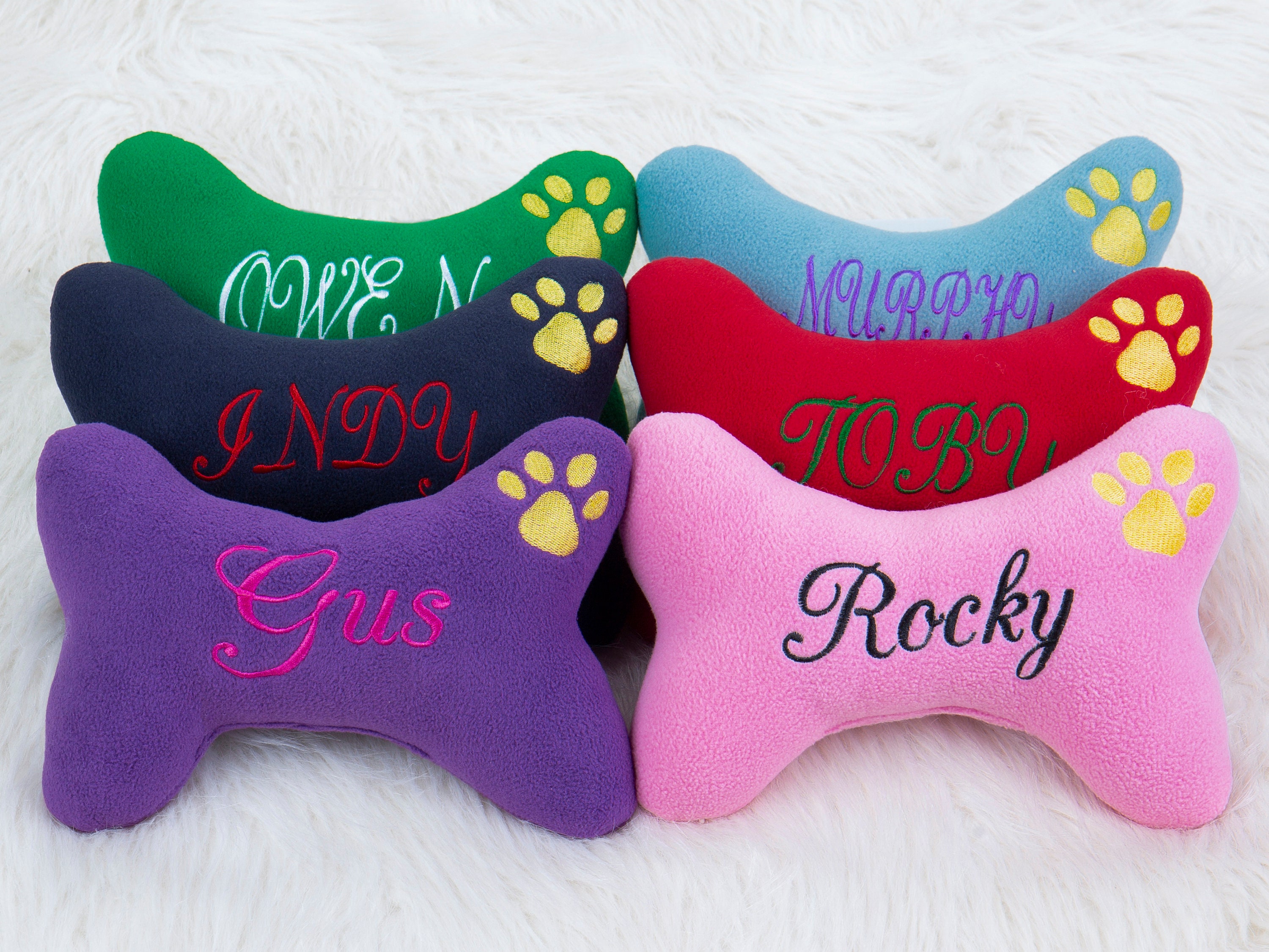 Personalized Dog Toy Dog Bone Shaped Dog Toy with Etsy