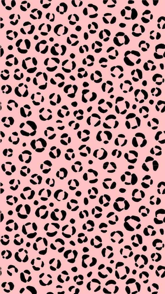 Pink Leopard Print Wallpaper