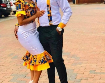 African couple matching outfit, African couple clothing, African couple outfit, African couple attire
