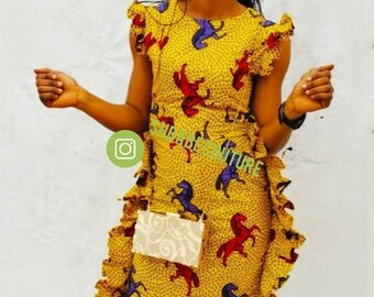 Dupe fitted dress, African dress for women, ankara print