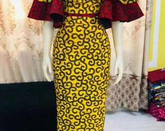 Funke African print dress /African dress for women