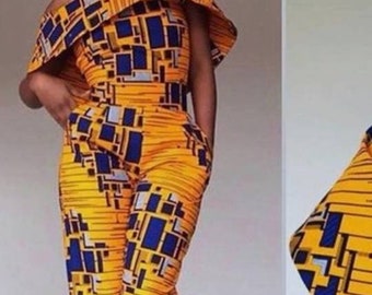 Timmy Afrikanischer Overall / Ankara Overall / Afrikanischer Overall für Frauen