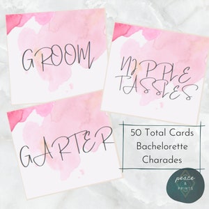 Bachelorette Charades Party Activity