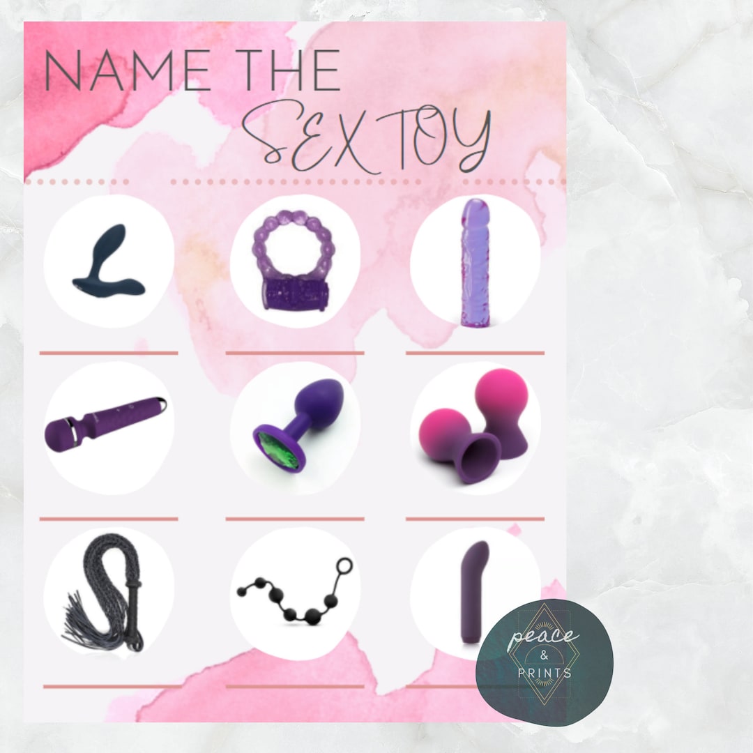 sex toys parties Bachelorette Name the Sex Toy Party Activity