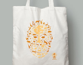 Orangutan Tote Bag - Reusable | Recycled Material | Shopping | Gift | Sustainable
