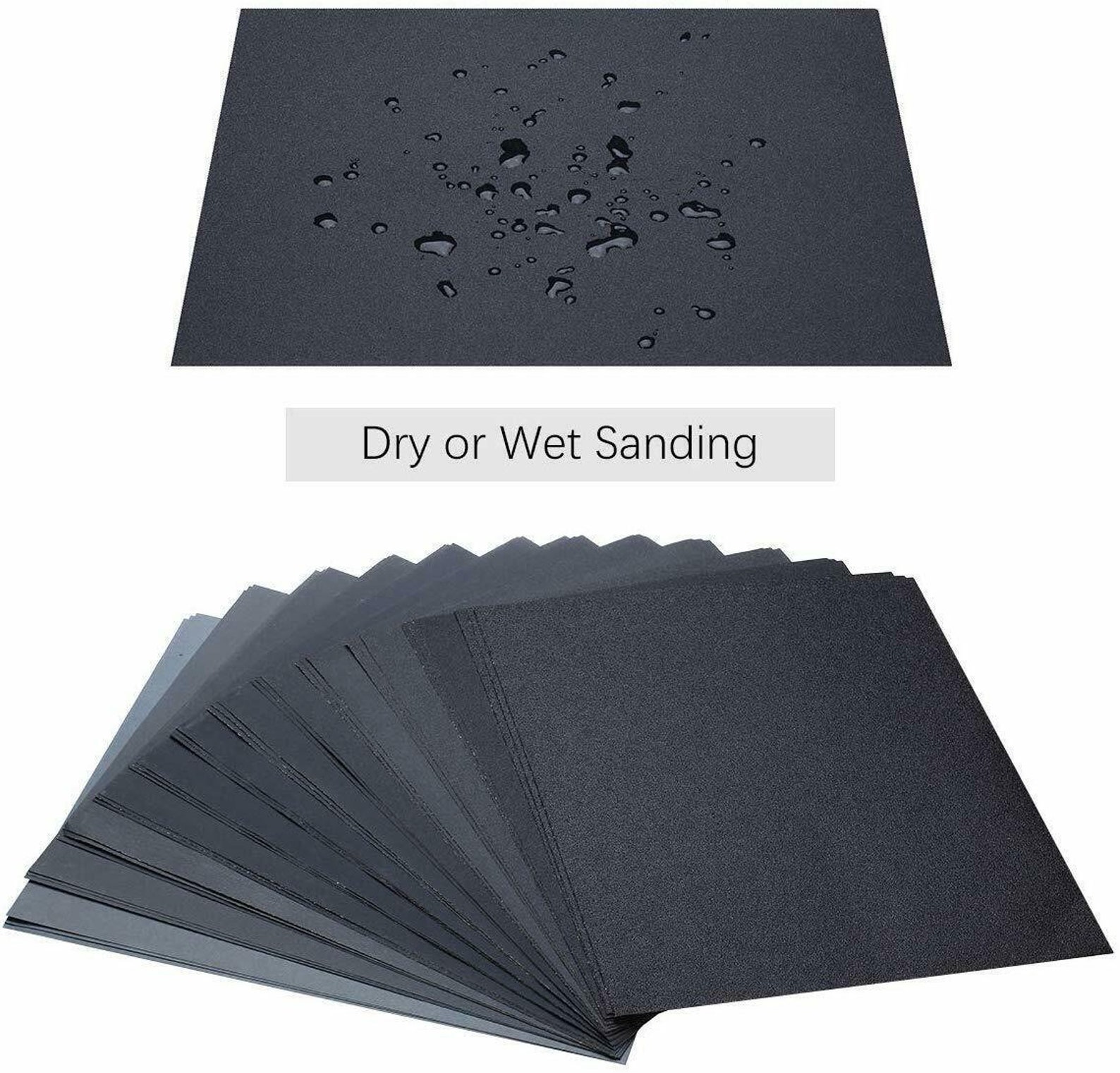 Sandpaper Sheets Assorted Grit Sand Paper Sanding Wet Dry Wood Etsy
