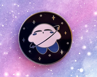 Galaxy Kirby  - Waterproof - Enamel Pin - Cute - Kawaii Aesthetic