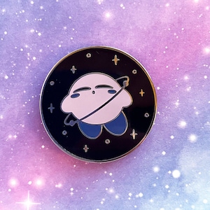 Galaxy Kirby  - Waterproof - Enamel Pin - Cute - Kawaii Aesthetic