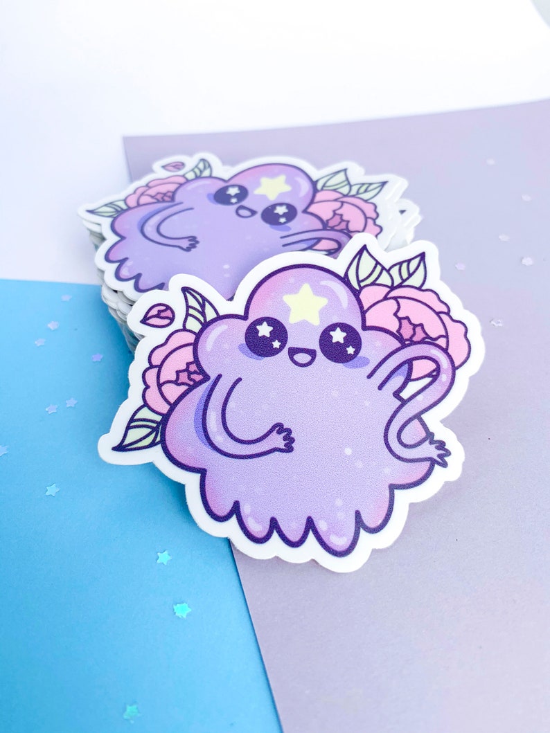 LSP Waterproof Vinyl Sticker Decal Cute Kawaii Aesthetic image 3