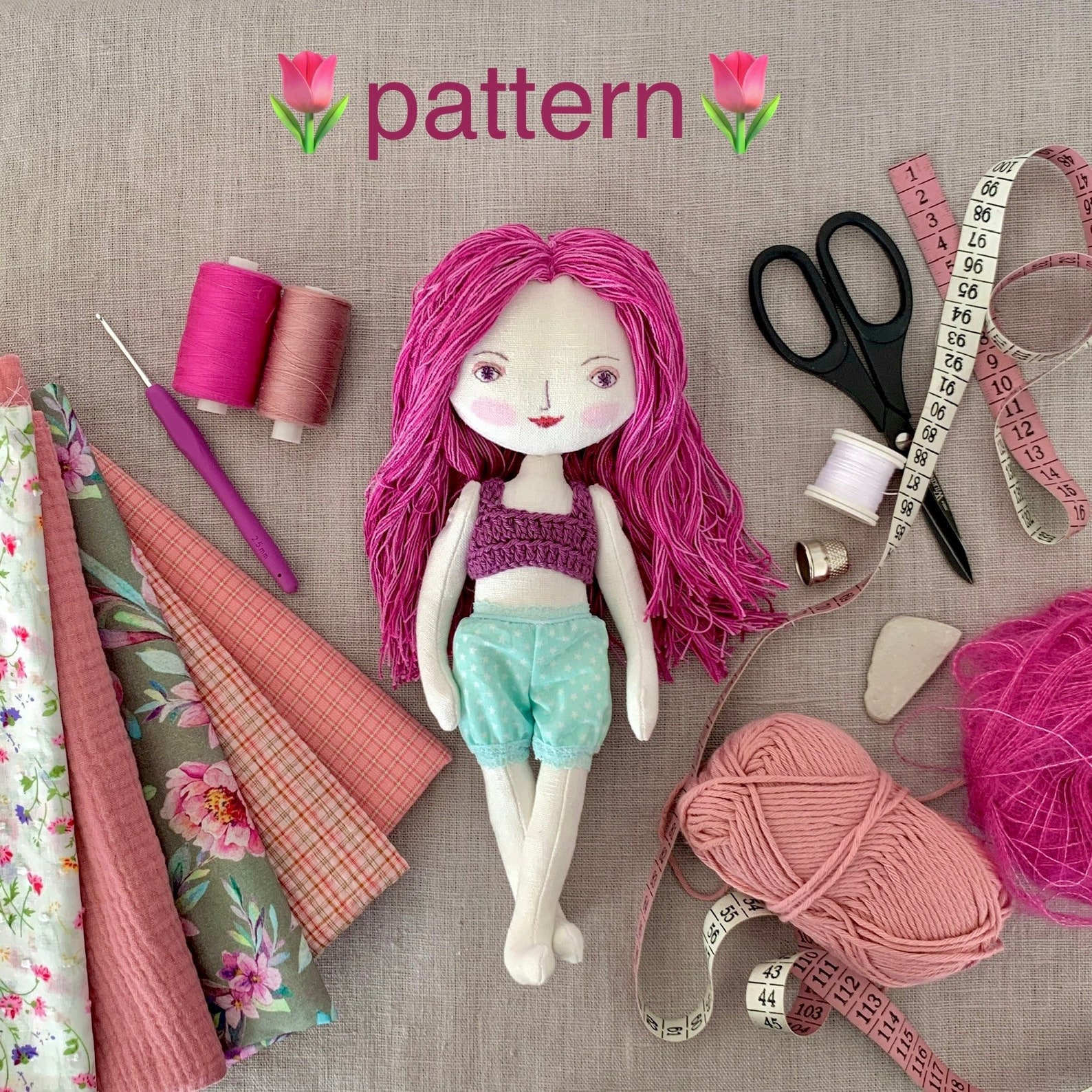 PDF Making a Doll Tutorial - Etsy
