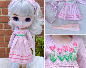 Kleidung für Blythe, Kleid, Outfit, Strumpfhose