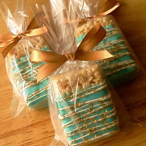 Chocolate Covered Rice Krispies Treats W/ Sprinkles & Sticks 1