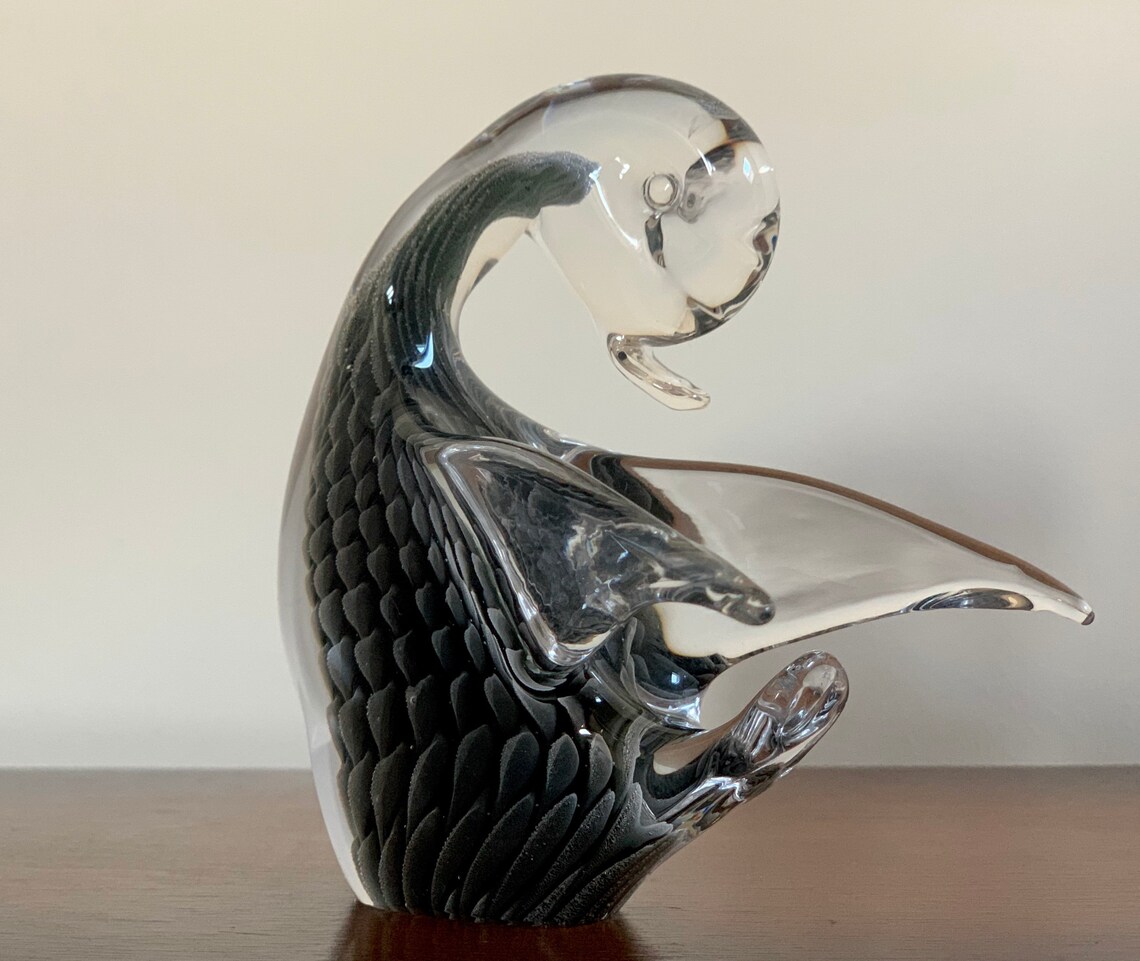 Vintage Murano Glass Duck Made in Hand Blown Technique Each Etsy