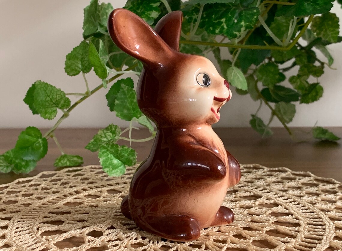 Bunny Rabbit GOEBEL Porcelain Figurine Vintage Goebel Etsy