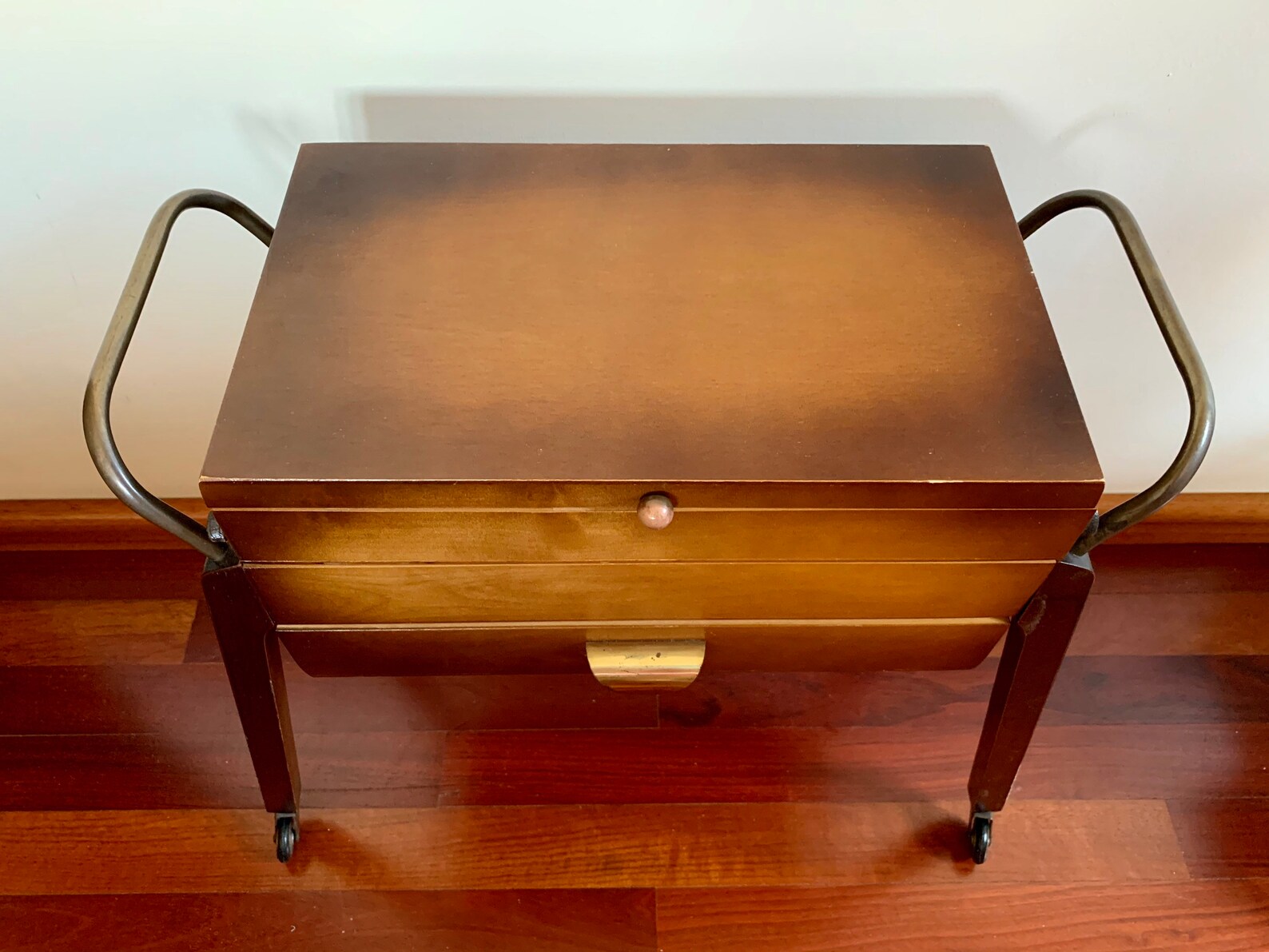 1950s Vintage Wooden Sewing Table Sewing cabinet Vintage | Etsy