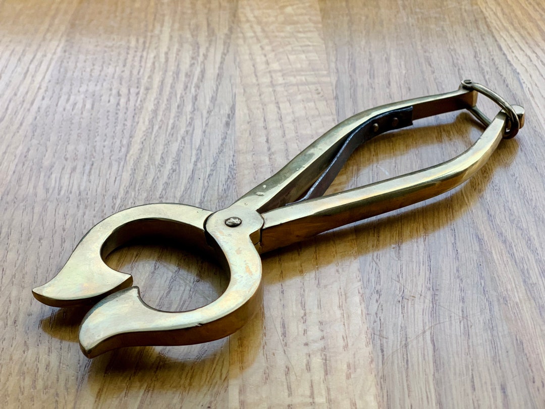 Antique Brass Sugar Nips Solid Brass Sugar Nippers Witch Etsy