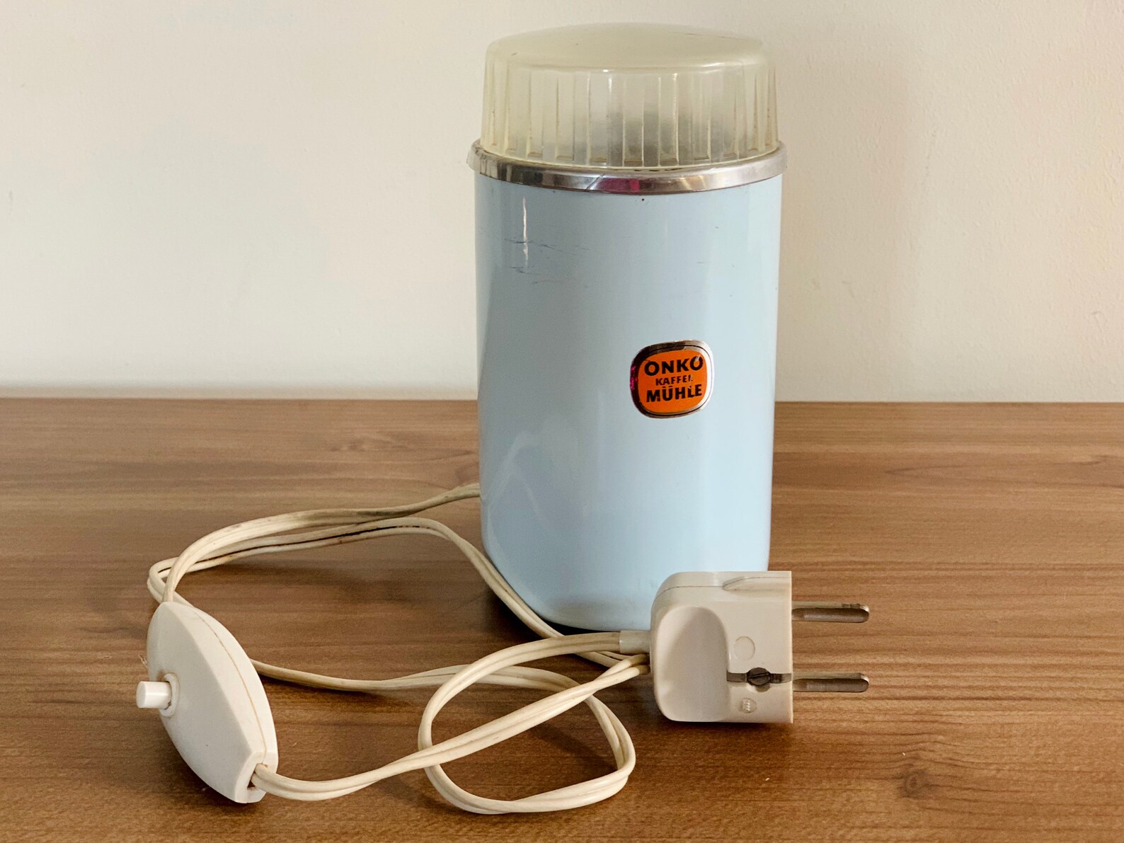 Vintage KRUPS Coffee Grinder Pastel Blue Electric Coffee Etsy