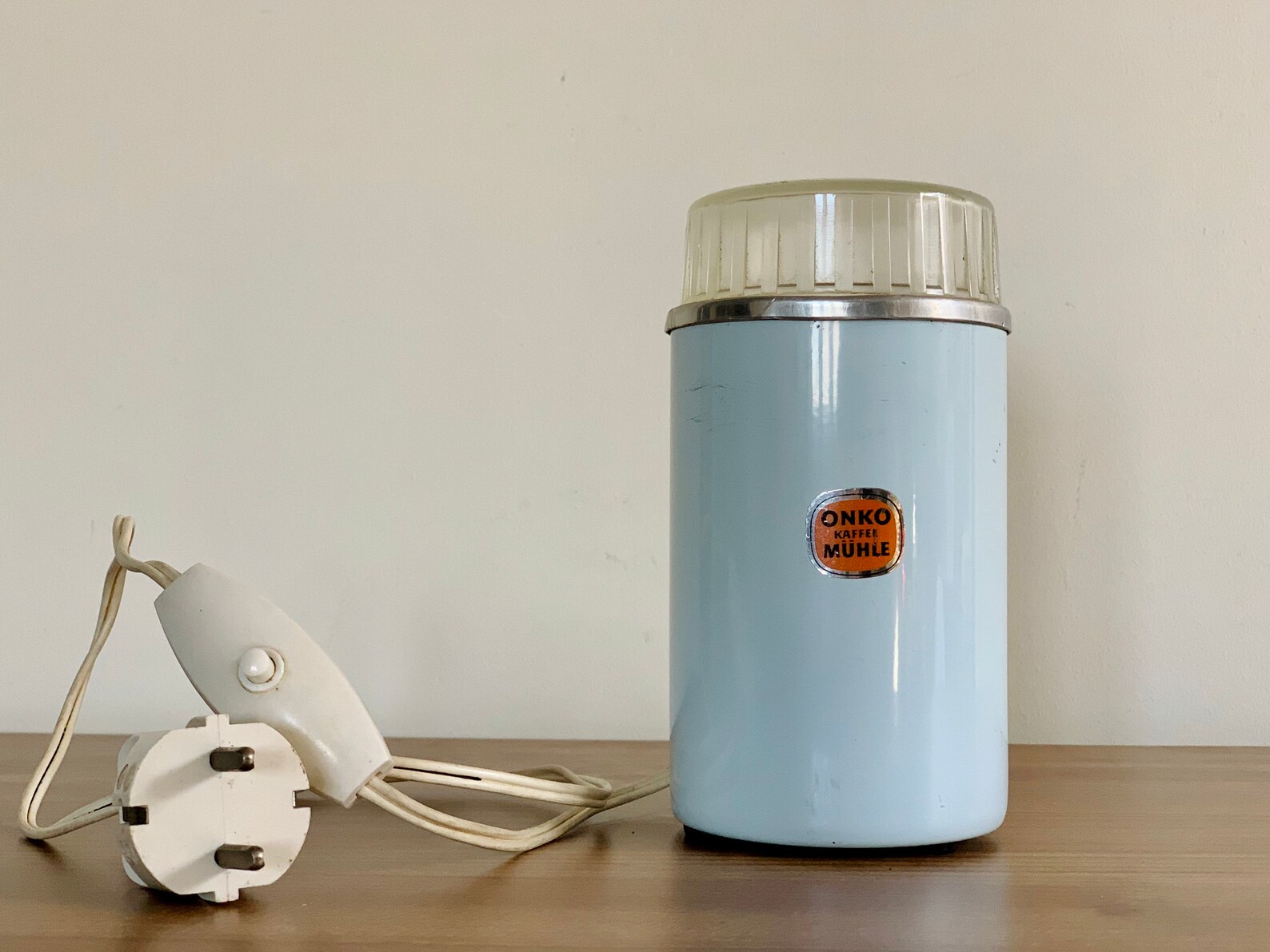 Vintage KRUPS Coffee Grinder Pastel Blue Electric Coffee Etsy