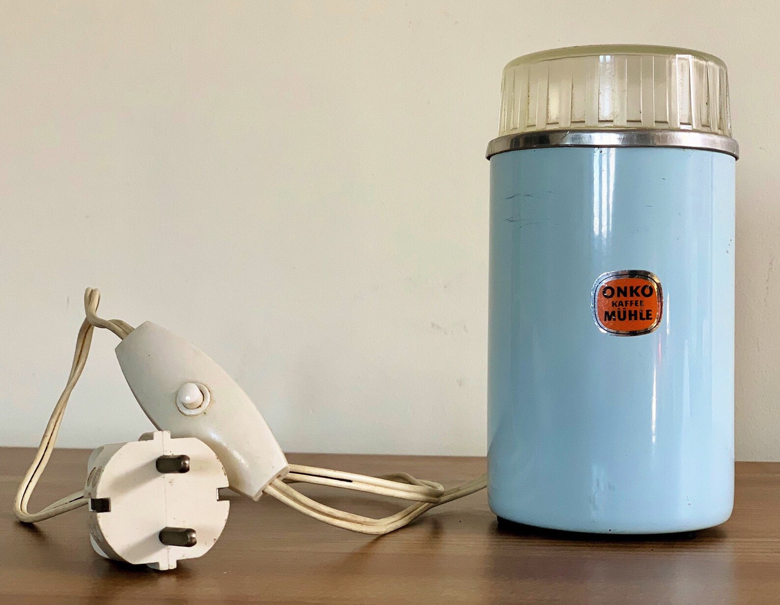 Vintage KRUPS Coffee Grinder Pastel Blue Electric Coffee Etsy