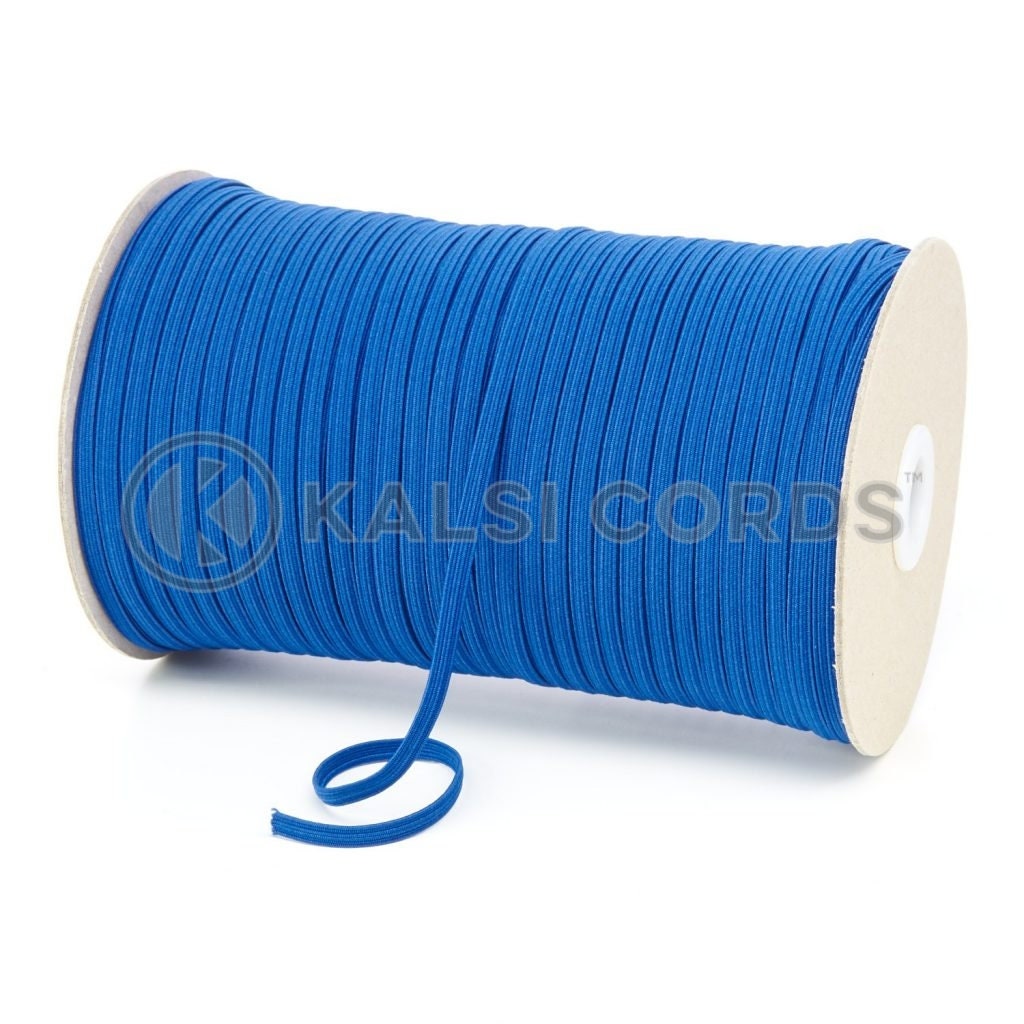 2mm Orange Thin Fine Round Elastic Cord - Kalsi Cords UK Made