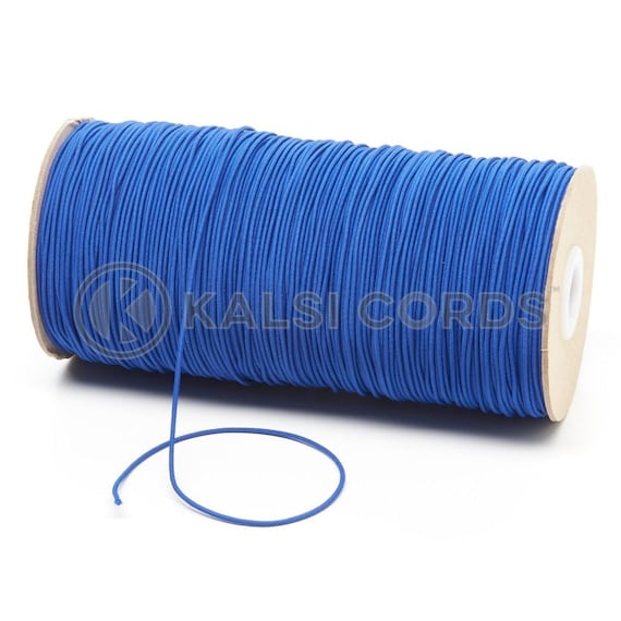 1.5mm Thin Fine Round Elastic Stretch Bungee Shock Cord in 12 Colours by  Kalsi Cords UK Made in Britain 