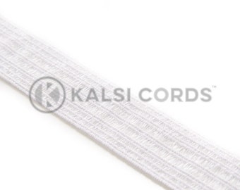 Elástico Bonadex para cintura de 19 mm en color blanco crudo de Kalsi Cords UK - Fabricado en Gran Bretaña