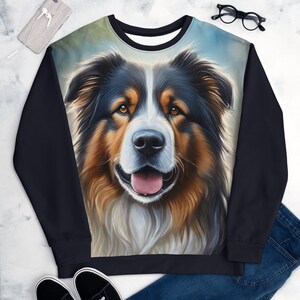 Aussie Australian Shepherd Dog Allover Unisex Sweatshirt