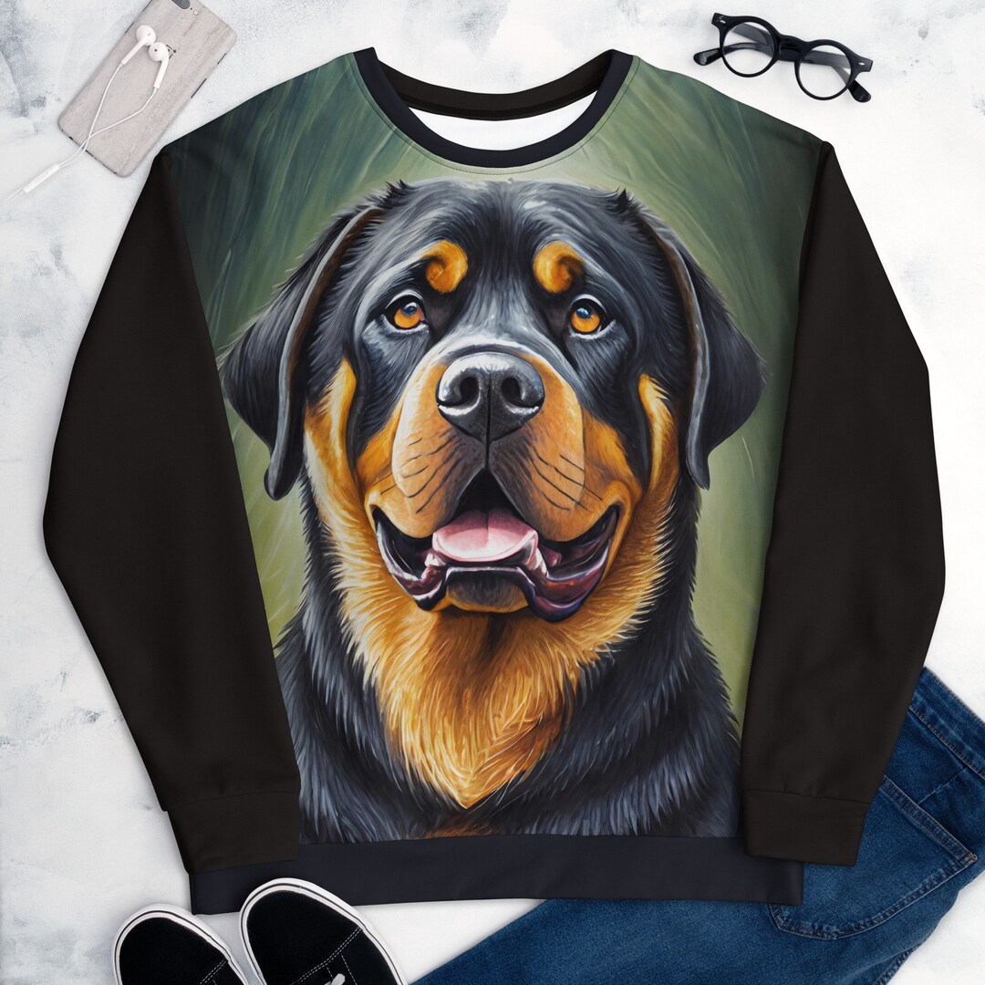 Rottweiler Ropa Rottweiler Dog Allover Print Unisex Sweatshirt - Etsy