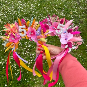 Children’s birthday headbands, birthday headband, kids flower crown,  birthday flower crown, ANY AGE flower crown, kids festival crown,