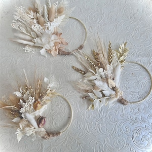 Cake hoop, cake hoops, wedding cake hoops, cake dried flowers, gold and cream cake hoop, neutral cake hoop, cake hoop flowers, dried flowers