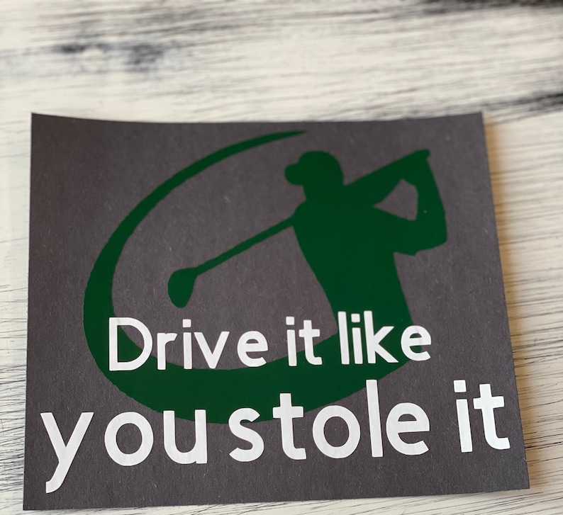 Golf Window Decal
