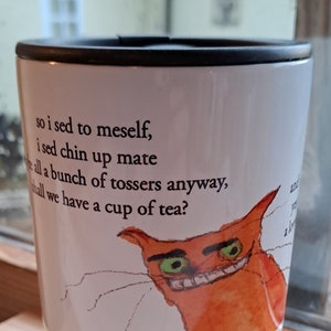 Liebevoll Tasse Tee Reisebecher