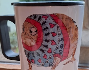 rainfrog travel mug