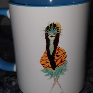 Dickproof blue mug