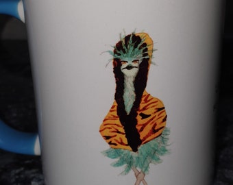 Dickproof blue mug
