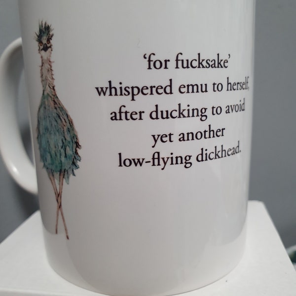 Emu dickhead mug