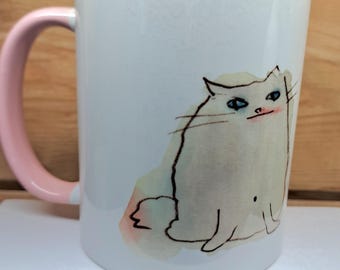 pink buckle up bitchlings mug