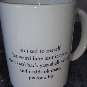 Bit Weird Mug - Etsy