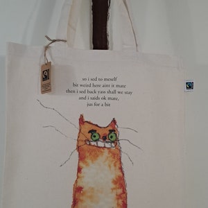 bit weird tote bag