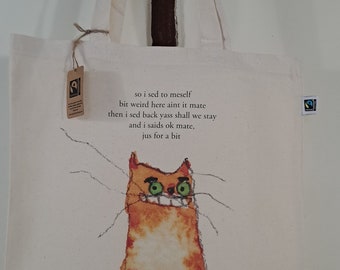 bit weird tote bag