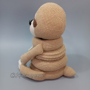 Sloth Stacking Toy Crochet Pattern PDF, Amigurumi Ring Tower Tutorial ...