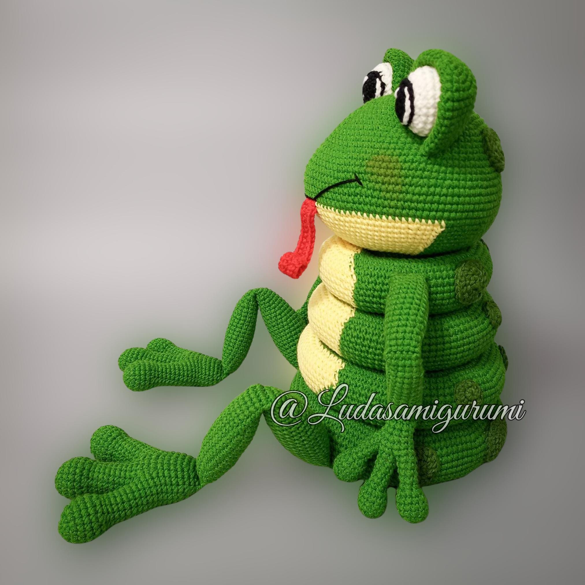 Frog Stacking Toy Crochet Pattern, Amigurumi Animal Nursery Decoration ...