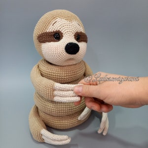 Sloth Stacking Toy Crochet Pattern PDF, Amigurumi Ring Tower Tutorial ...