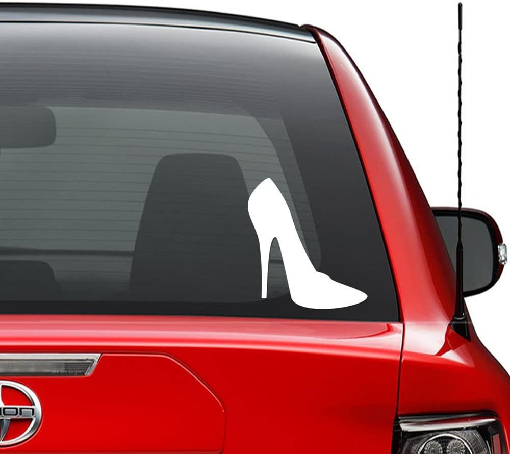 Women Fashion High Heel Shoe Vinyl Decal Sticker Car Truck Etsy