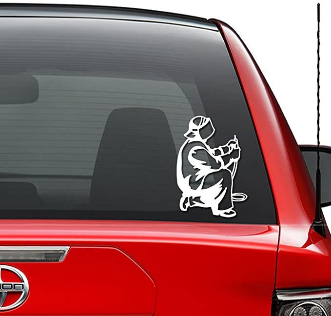 Flash Me I'm A Welder - 6 Inch Welding Sticker Decal - EZSTIK K282